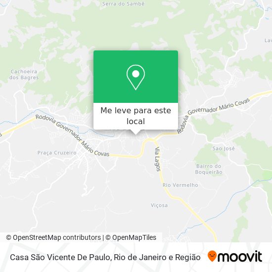 Casa São Vicente De Paulo mapa