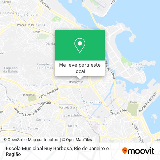 Escola Municipal Ruy Barbosa mapa