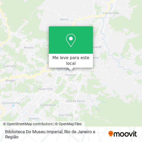 Biblioteca Do Museu Imperial mapa