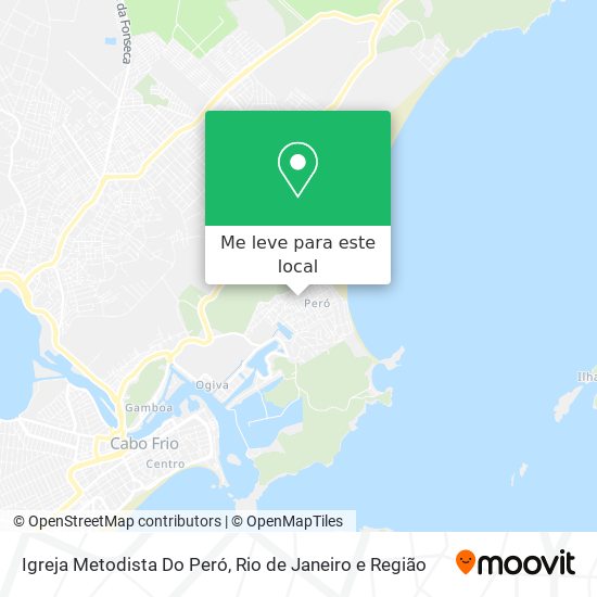 Igreja Metodista Do Peró mapa