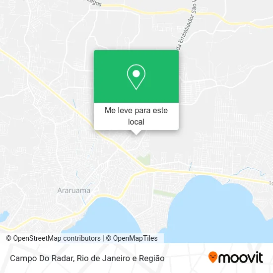 Campo Do Radar mapa