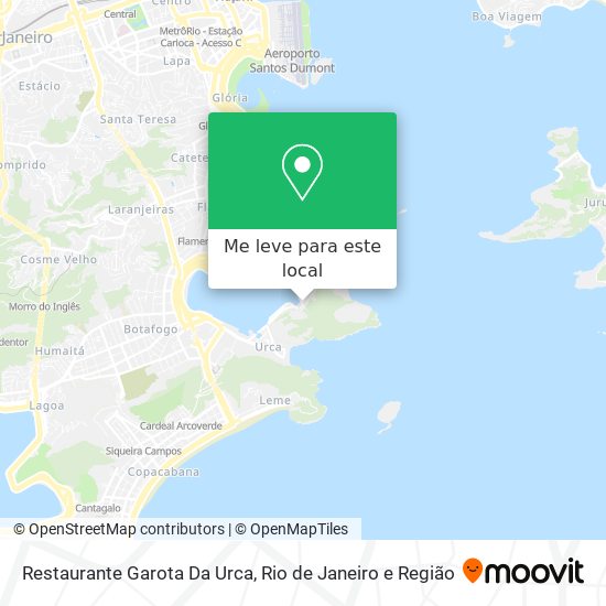 Restaurante Garota Da Urca mapa