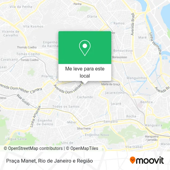 Praça Manet mapa