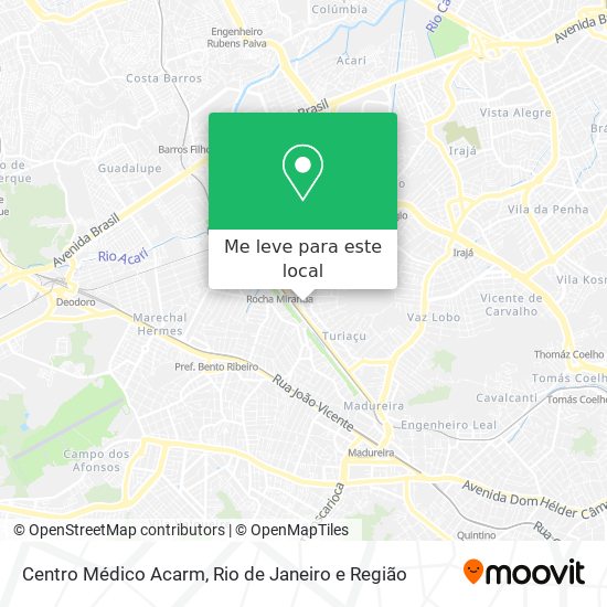 Centro Médico Acarm mapa