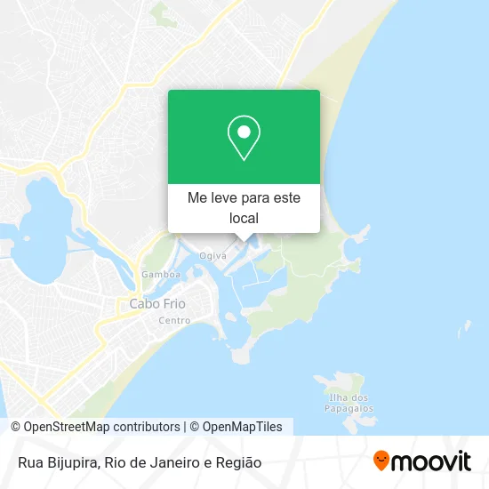 Rua Bijupira mapa