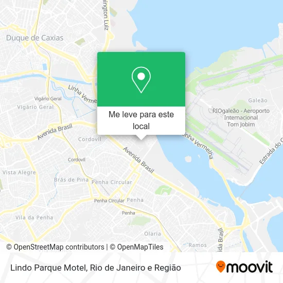 Lindo Parque Motel mapa