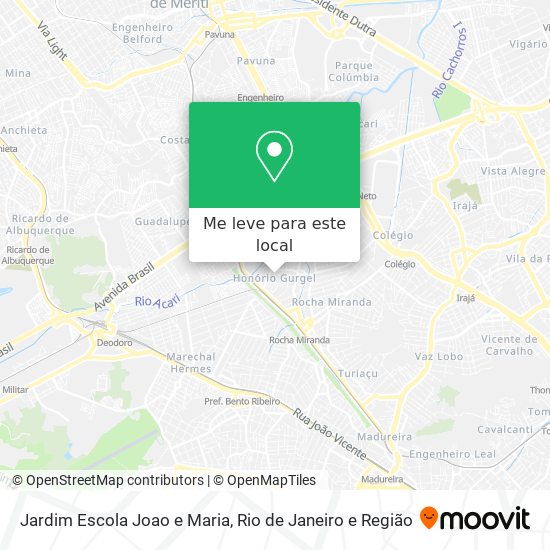 Jardim Escola Joao e Maria mapa