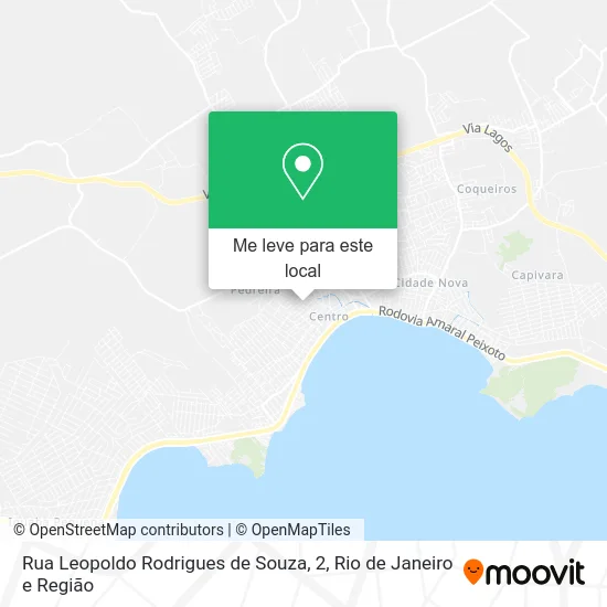 Rua Leopoldo Rodrigues de Souza, 2 mapa