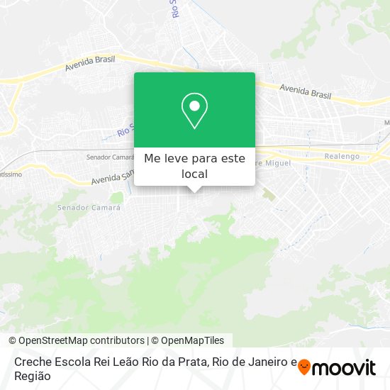 Creche Escola Rei Leão Rio da Prata mapa