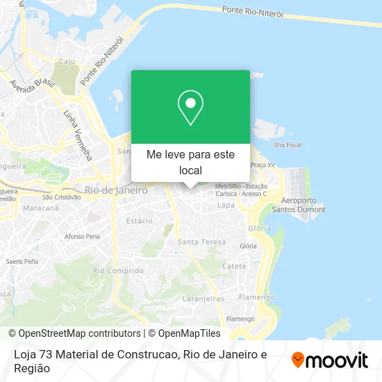 Loja 73 Material de Construcao mapa