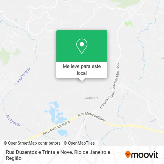 Rua Duzentos e Trinta e Nove mapa