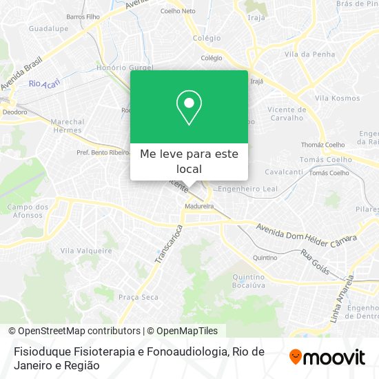Fisioduque Fisioterapia e Fonoaudiologia mapa