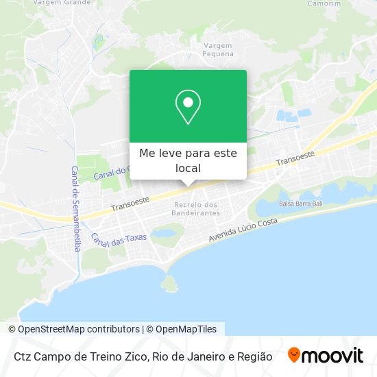 Ctz Campo de Treino Zico mapa