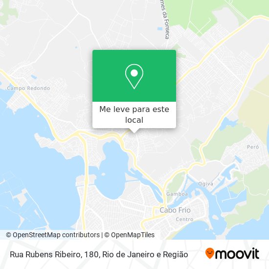 Rua Rubens Ribeiro, 180 mapa