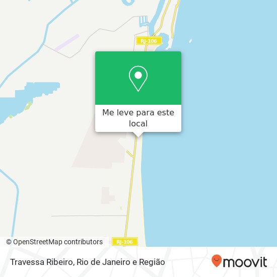 Travessa Ribeiro mapa