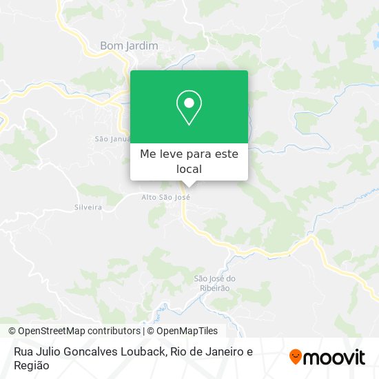 Rua Julio Goncalves Louback mapa