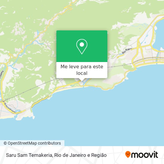 Saru Sam Temakeria mapa