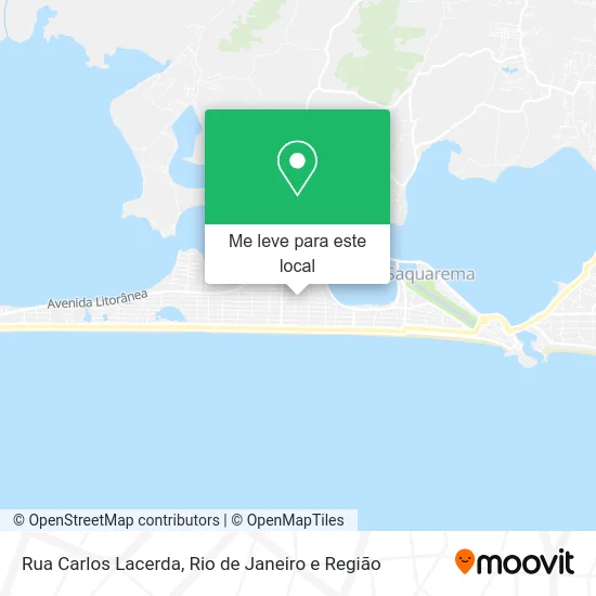 Rua Carlos Lacerda mapa