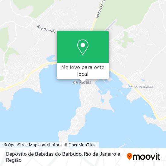 Deposito de Bebidas do Barbudo mapa