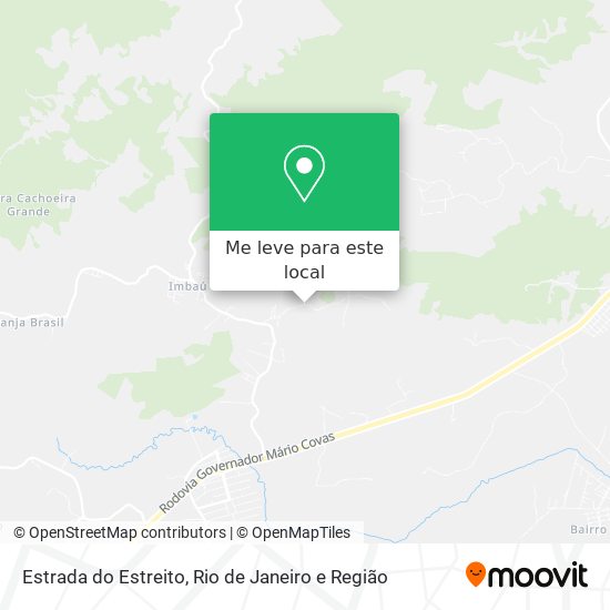 Estrada do Estreito mapa