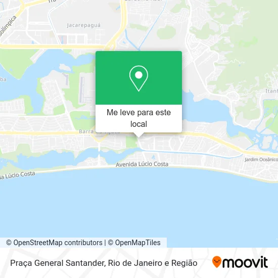 Praça General Santander mapa