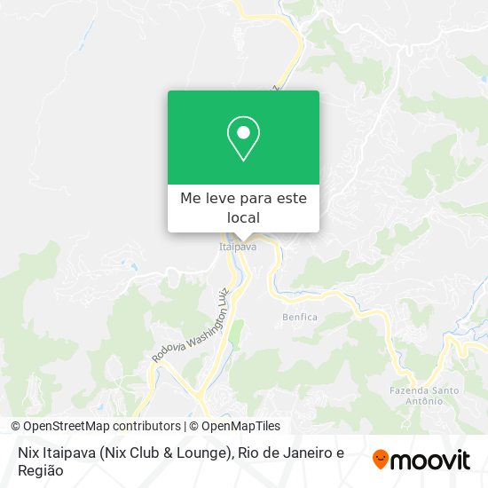 Nix Itaipava (Nix Club & Lounge) mapa
