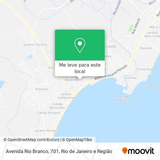 Avenida Rio Branco, 701 mapa