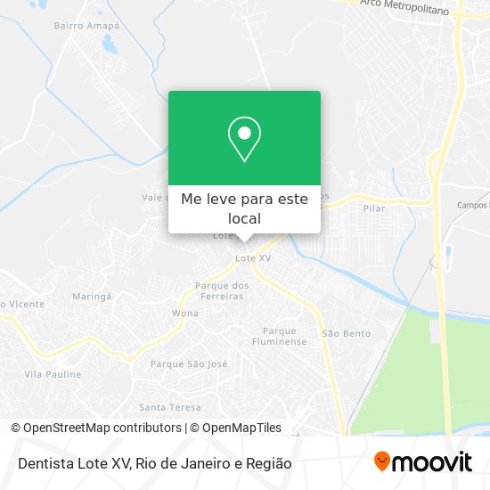Dentista Lote XV mapa