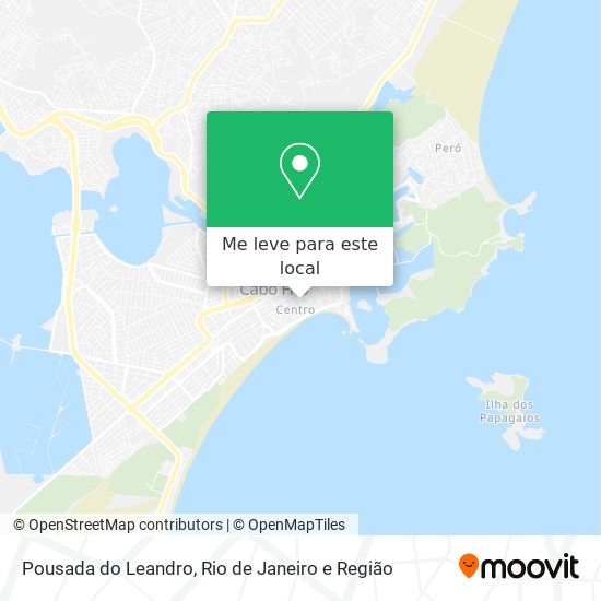 Pousada do Leandro mapa