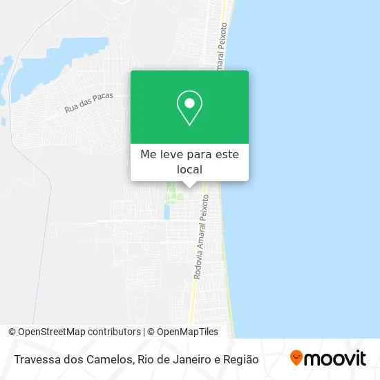 Travessa dos Camelos mapa