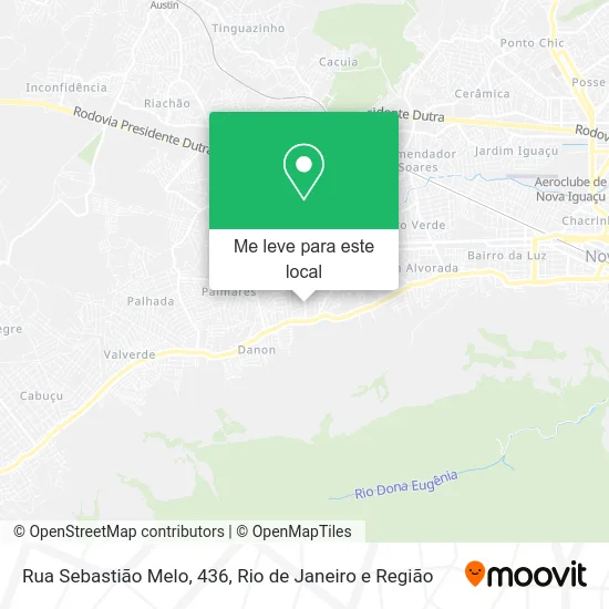 Rua Sebastião Melo, 436 mapa