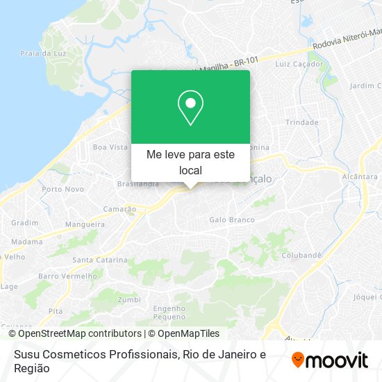 Susu Cosmeticos Profissionais mapa