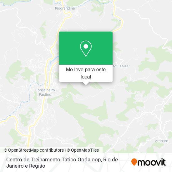 Centro de Treinamento Tático Oodaloop mapa
