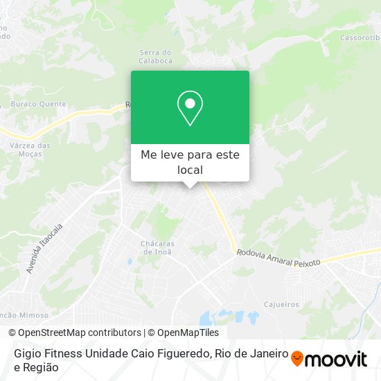 Gigio Fitness Unidade Caio Figueredo mapa