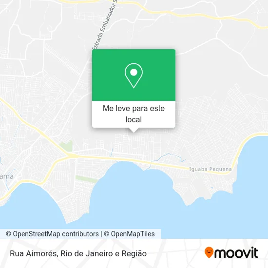 Rua Aimorés mapa