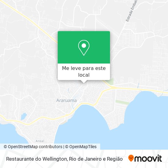 Restaurante do Wellington mapa