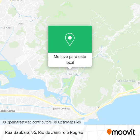 Rua Saubara, 95 mapa