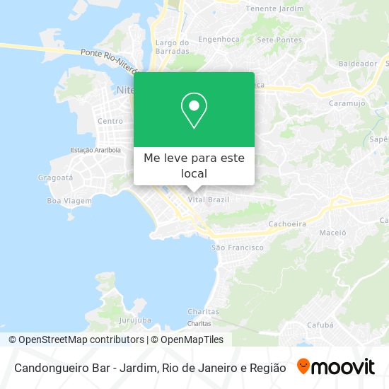Candongueiro Bar - Jardim mapa