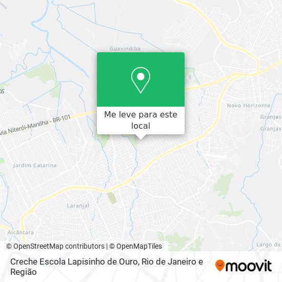 Creche Escola Lapisinho de Ouro mapa