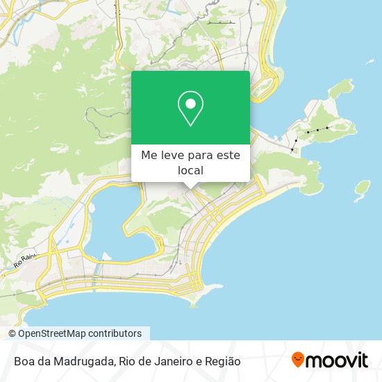 Boa da Madrugada mapa