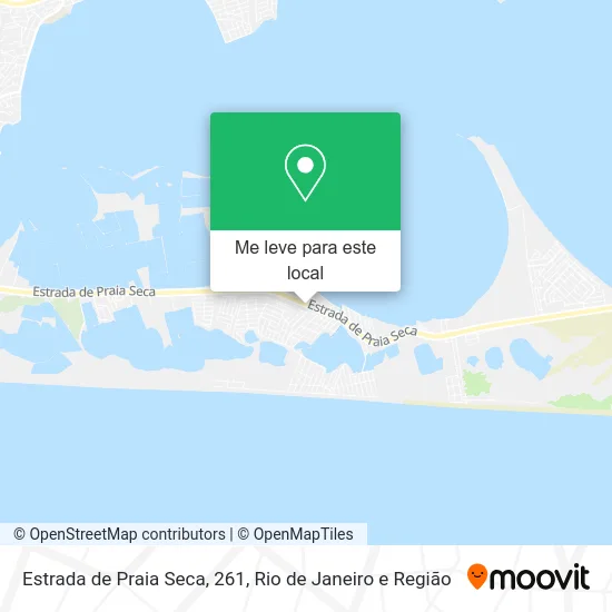 Estrada de Praia Seca, 261 mapa