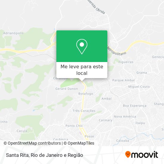 Santa Rita mapa