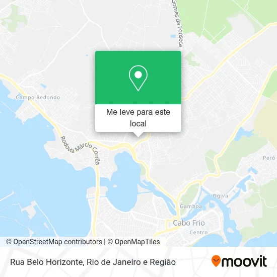 Rua Belo Horizonte mapa