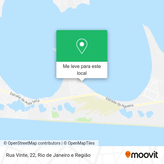 Rua Vinte, 22 mapa