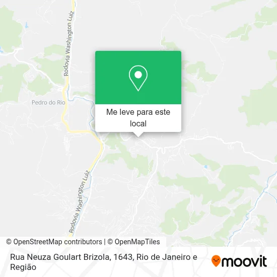 Rua Neuza Goulart Brizola, 1643 mapa