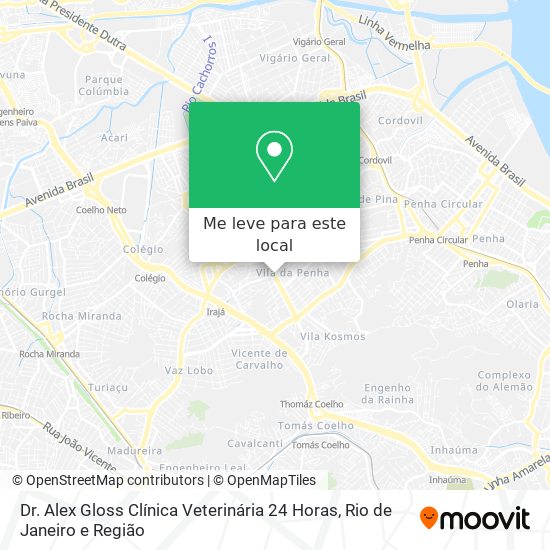 Dr. Alex Gloss Clínica Veterinária 24 Horas mapa