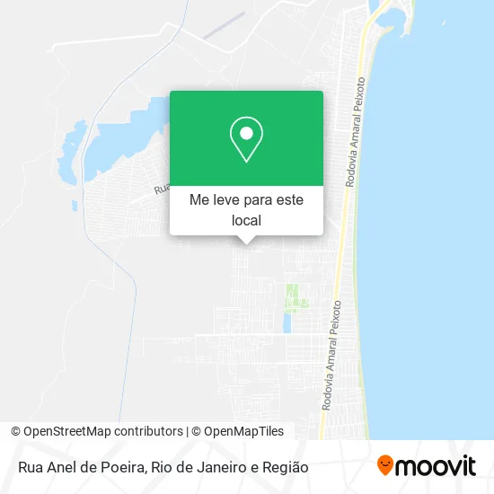 Rua Anel de Poeira mapa