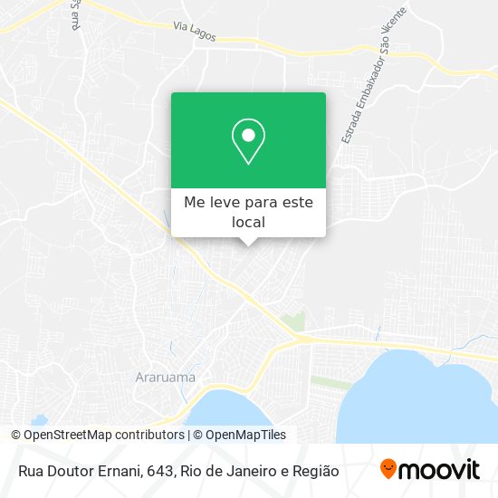 Rua Doutor Ernani, 643 mapa