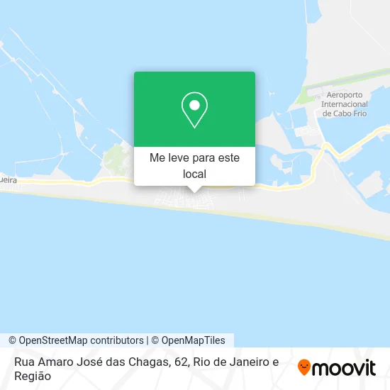 Rua Amaro José das Chagas, 62 mapa