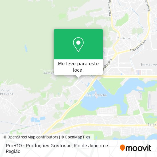 Pro•GO - Produções Gostosas mapa